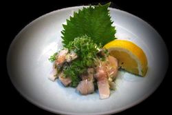 Spanish Mackerel Tataki Sashimi
